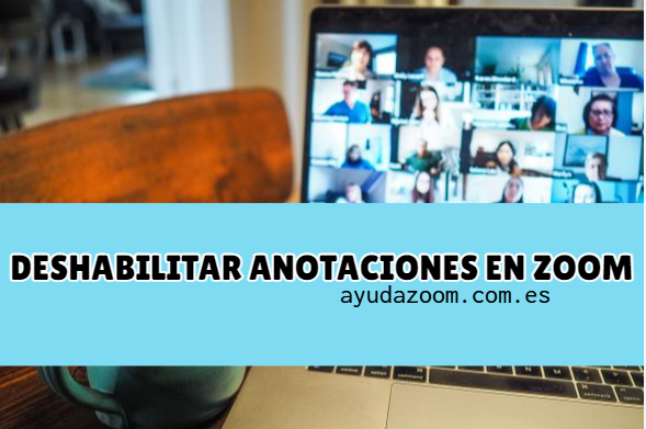 ¿Cómo deshabilitar anotaciones en Zoom?