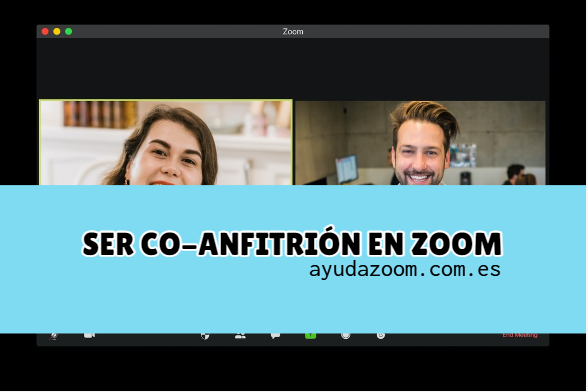 ¿Cómo hacer co-anfitrión en zoom?